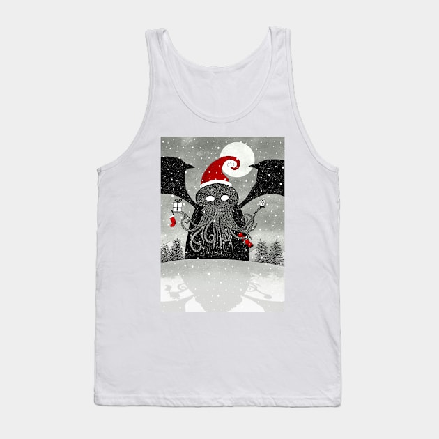 A Cthulhu Christmas Tank Top by djrbennett